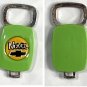 Vintage Nova Logo Plastic Metal Key Ring Fob Holder Green
