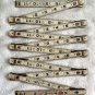 5 Lufkin X46 Red End Folding Wood Ruler Royal Oxwall Arrow Supreme USA Vtg Lot