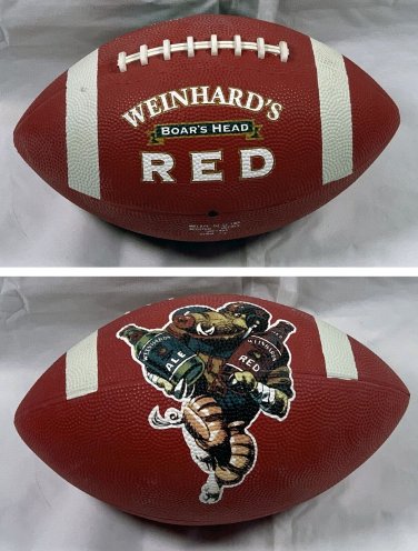 New Henry Weinhard's Boar's Head Red Lager Full Size Football Advertising