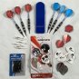 Unicorn Soft Tip Darts Flights Case Accessories Lot