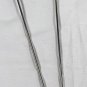 2 Etched Grey Goose Vodka Crystal Cocktail Glasses + Metal Olive Picks
