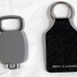 2 Vintage Mercury Logo Leather & Plastic Metal Key Rings Fobs Holders