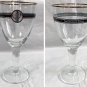 Boulevard brewing Smokestack Series Stemmed Beer Glass Gold Rimmed