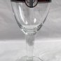 Boulevard brewing Smokestack Series Stemmed Beer Glass Gold Rimmed