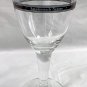 Boulevard brewing Smokestack Series Stemmed Beer Glass Gold Rimmed