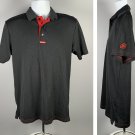 Dairy Queen DQ Food Restaurant Employee Polo Shirt Mens Small Black Polyester