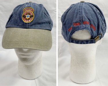 The One and Only Newcastle Brown Ale Denim Baseball Hat Mens Embroidered Cotton