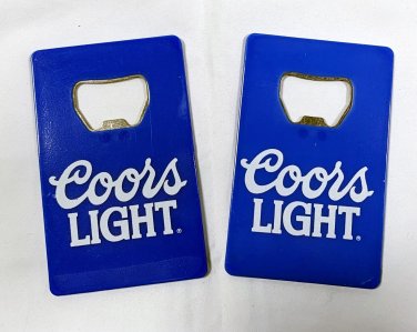 2 New Coors Light Beer 2 Plastic Bottle Openers