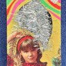 Vintage Tinsel Garland Silver 1968 Paper Novelty 50