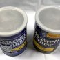 2 Vintage Empty Maxwell House Lite Coffee Can Tins White Lid 11.5 oz