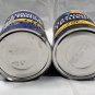 2 Vintage Empty Maxwell House Lite Coffee Can Tins White Lid 11.5 oz