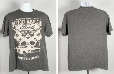 Ford Speed Shop Big Power Since 1903 Bored N Stroked T Shirt Mens Large