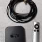 Apple TV 2nd Generation A1378 Streaming Media Player MC572LL/A w/ Remote Cables