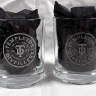2 New Templeton Rye Distillery Small Town Strong Spirit Cocktail Glasses 8 oz