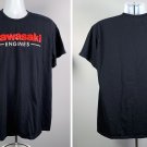 Kawasaki Engines T Shirt Mens XL 100% cotton Black Kawasaki Engines T Shirt Mens XL 100% cotton Black