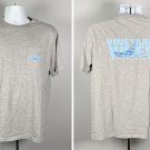 Vineyard Vines Pocket T Shirt Men Medium Lacrosse Everyday Should Feel Good Gray
