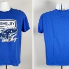 Ford Carroll Shelby Cobra T Shirt Mens Large Blue Cotton