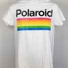 Polaroid Camera Rainbow Logo T Shirt Womens Small White Cotton Polaroid Camera Rainbow Logo T Shirt Womens Small White Cotton
