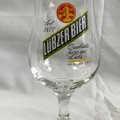 Lubzer Bier Stemmed Pilsner Beer Glass Veb Brauerei Lubz 10 oz Lubzer Bier Stemmed Pilsner Beer Glass Veb Brauerei Lubz 10 oz