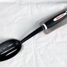 New Betty Crocker Plastic Slotted Spoon Black New Betty Crocker Plastic Slotted Spoon Black
