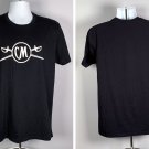 Captain Morgan Spiced Rum Crossed Swords T Shirt Mens Large Black Cotton Poly
