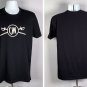 Captain Morgan Spiced Rum Crossed Swords T Shirt Mens Large Black Cotton Poly