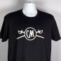 Captain Morgan Spiced Rum Crossed Swords T Shirt Mens Large Black Cotton Poly