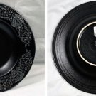 New Homer Laughlin Fiesta Black Skull and Vine Pasta Bowl 12" Calavera