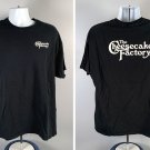 Cheesecake Factory Employee T Shirt Mens XL Black Cotton Gildan