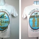 Jimmy Buffett Tour 2011-12 T Shirt Welcome to Fin Land Mens Small Landshark