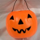 Vtg Empire Halloween Blow Mold Pumpkin Jack-O-Lantern Bucket 1980 Trick-or-Treat