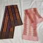 12 Vintage Rectangular Head Scarf Scarves Wraps Stripes Floral Polka Dots