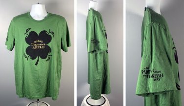 Jack Daniel's Tennessee Apple Do St. Paddy's Day T Shirt Mens XL Green