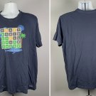 Life is Good Coast Squid Shell Shark Shore Palm Tree Crusher T Shirt Mens XL