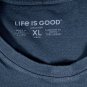 Life is Good Coast Squid Shell Shark Shore Palm Tree Crusher T Shirt Mens XL