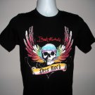 Bret Michaels Pets Rock shirt Womens Small Winged Skull rainbow Poison Dog Cat