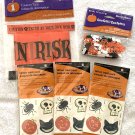 Halloween Party Mix Lot Confetti Caution Tape Tattoos