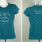 Hard Rock Couture Puerto Vallarta T Shirt Juniors Large Fleur de lis Crown Logo