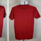 Indian Motorcycles T Shirt Mens Medium Red Cotton USA Made Fashion Fit