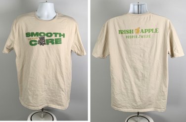Proper Twelve Irish Apple Whiskey Smooth to the Core T Shirt Mens XL Cotton