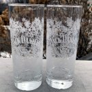 2 New Jack Daniels Old No 7 Brand Tall Whiskey Glasses Snowflake Design 10 oz 2 New Jack Daniels Old No 7 Brand Tall Whiskey Glasses Snowflake Design 10 oz