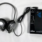 Unitech Model IS-88 AM FM Person Stereo Receiver + Coby Headset