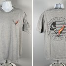 Chevy Corvette American Legacy Born in the USA T Shirt Mens XL Gray
