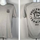 Union Pacific Railroad Englewood Terminal Sport Shirt Mens Medium Polyester