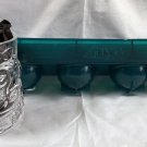New Zaya Rum Tiki Cocktail Glass 10 oz & Round Ice Ball Cube Tray