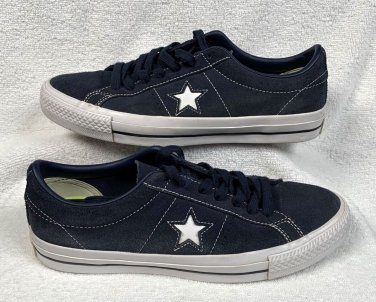 Converse Cons Navy Blue White Star Sneaker Lunarlon Mens 8 Womens 10 157874C