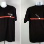 Maker's Mark Bourbon Red Line Drinks Made Here T Shirt Mens XL