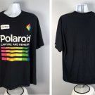 One Step Polaroid Camera Capture and Remember Rainbow Logo T Shirt Mens 3XL