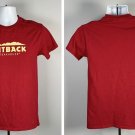 Outback Steakhouse Restaurant T Shirt Womens Small Red Cotton