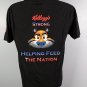 Kellogg's Strong Tony the Tiger Helping Feed the Nation T Shirt Mens Medium